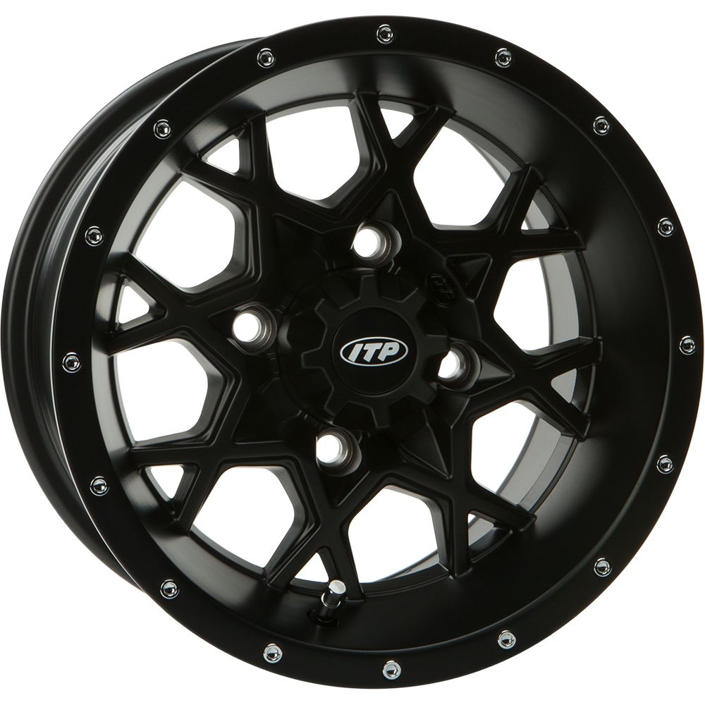 Hurricane 14x7 4/110 2+5 Black