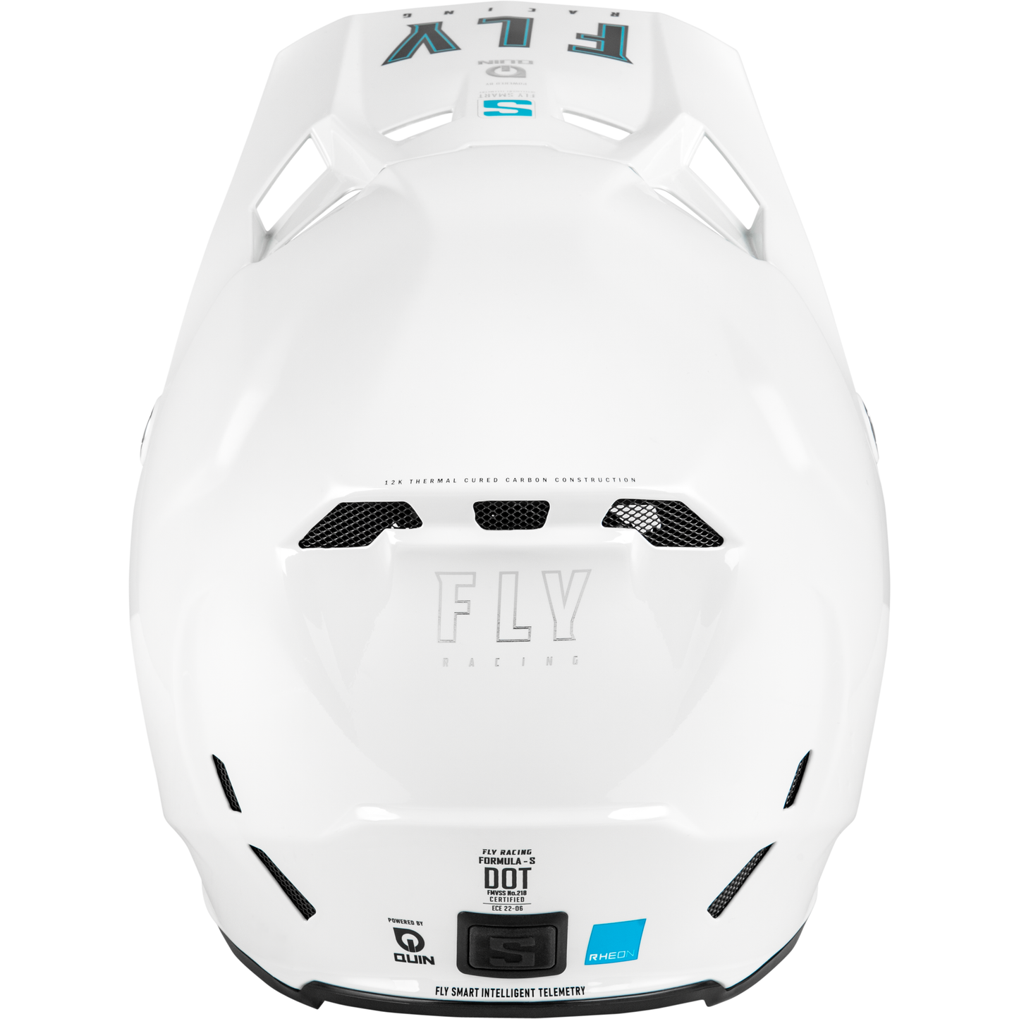 Formula S Carbon Solid Helmet White Lg