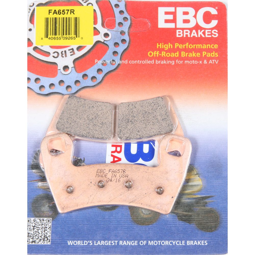 Brake Pads Fa657r Sintered R Series