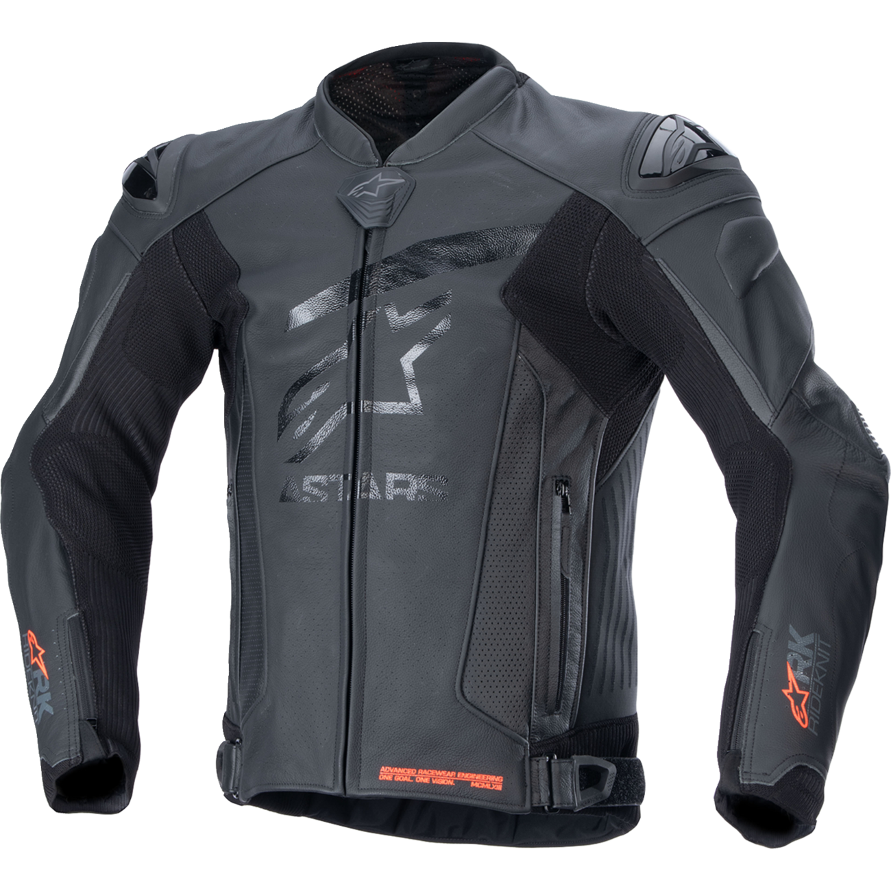 ALPINESTARS GP Plus R v4 Rideknit® Leather Jacket - Black/Black - US 42 / EU 52 3100324-1100-52