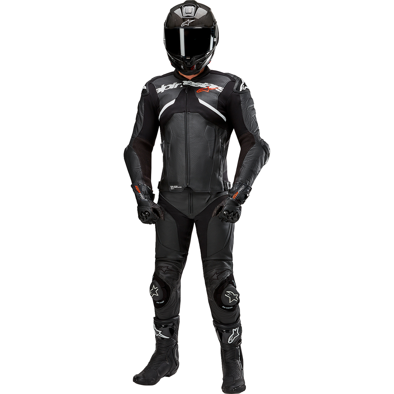 ALPINESTARS Atem v5 Leather Jacket - Black - US 42 / EU 52 3106524-10-52