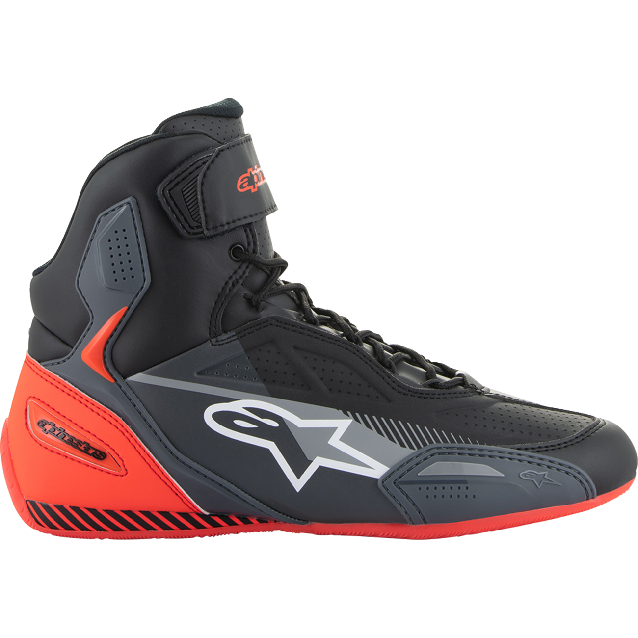 ALPINESTARS Faster-3 Shoes - Black/Gray/Red - US 13.5 2510219-1130-13.5
