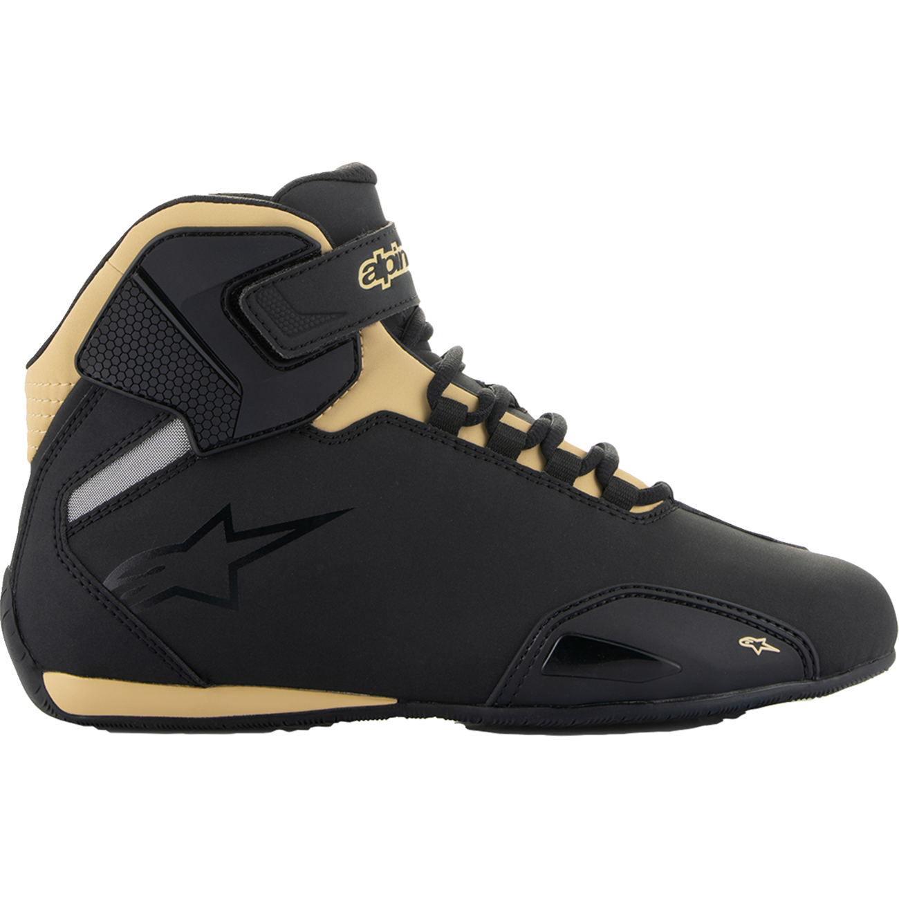 ALPINESTARS Stella Sektor Shoes - Black/Champagne - US 6.5 / EU 38 2515719-1090-6.5