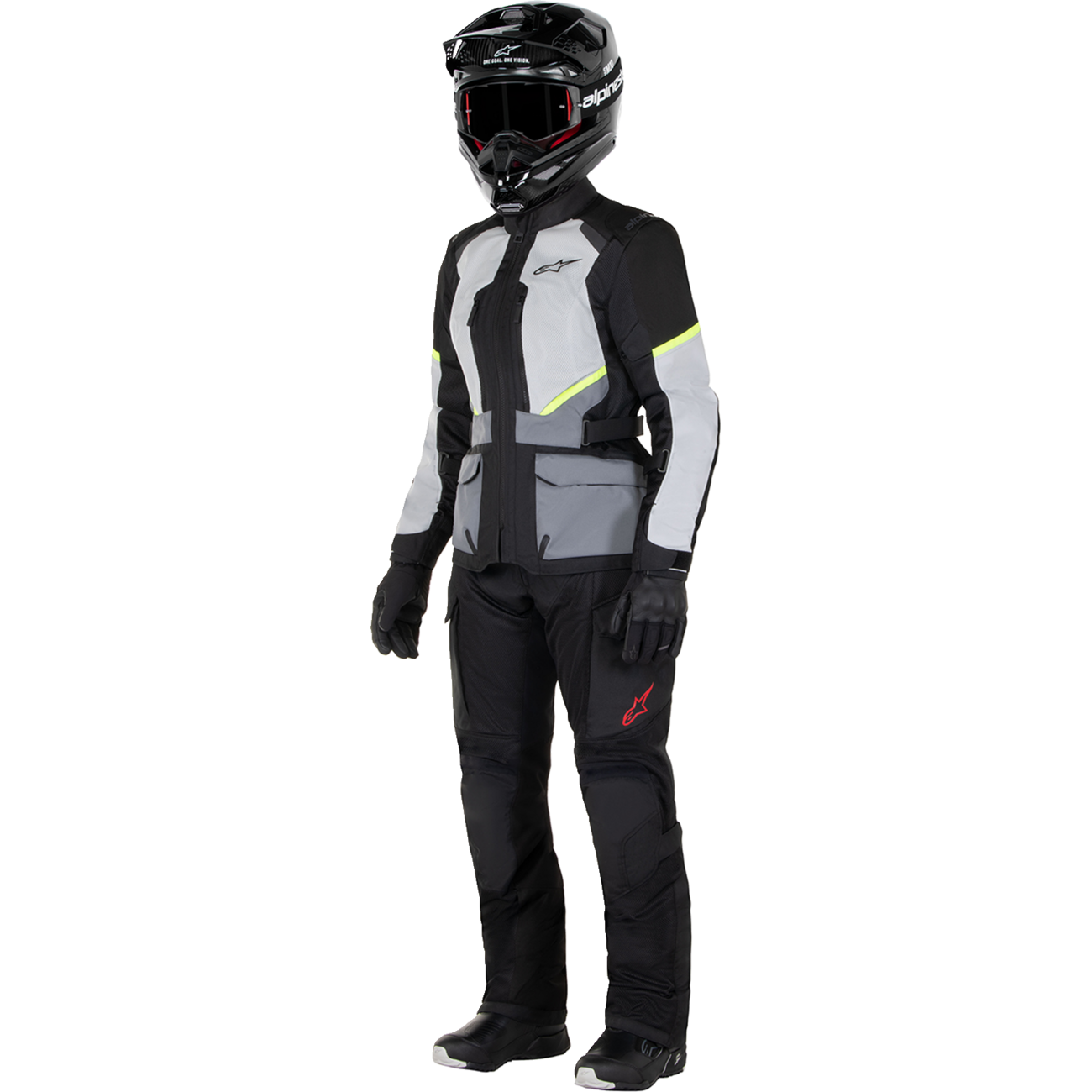 ALPINESTARS Stella Andes Air Drystar? Jacket - Ice Gray/Dark Gray/Black - 2XL 3210224-9191-2X