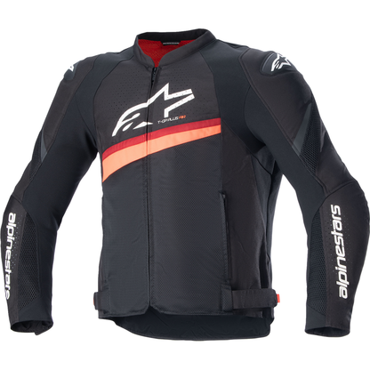 ALPINESTARS T-GP Plus R v4 Airflow Jacket - Black/Red Fluo - XL 3300624-1030-XL