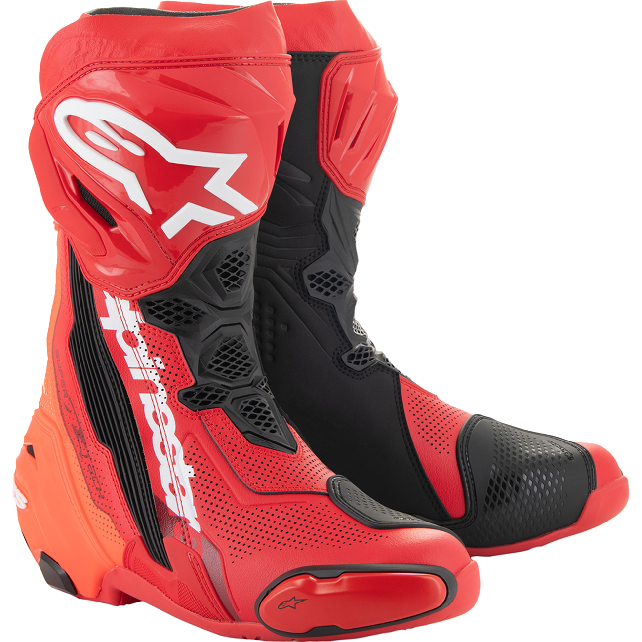 ALPINESTARS Supertech R Vented Boots - Red - US 9.5 / EU 44 2220121-3029-44