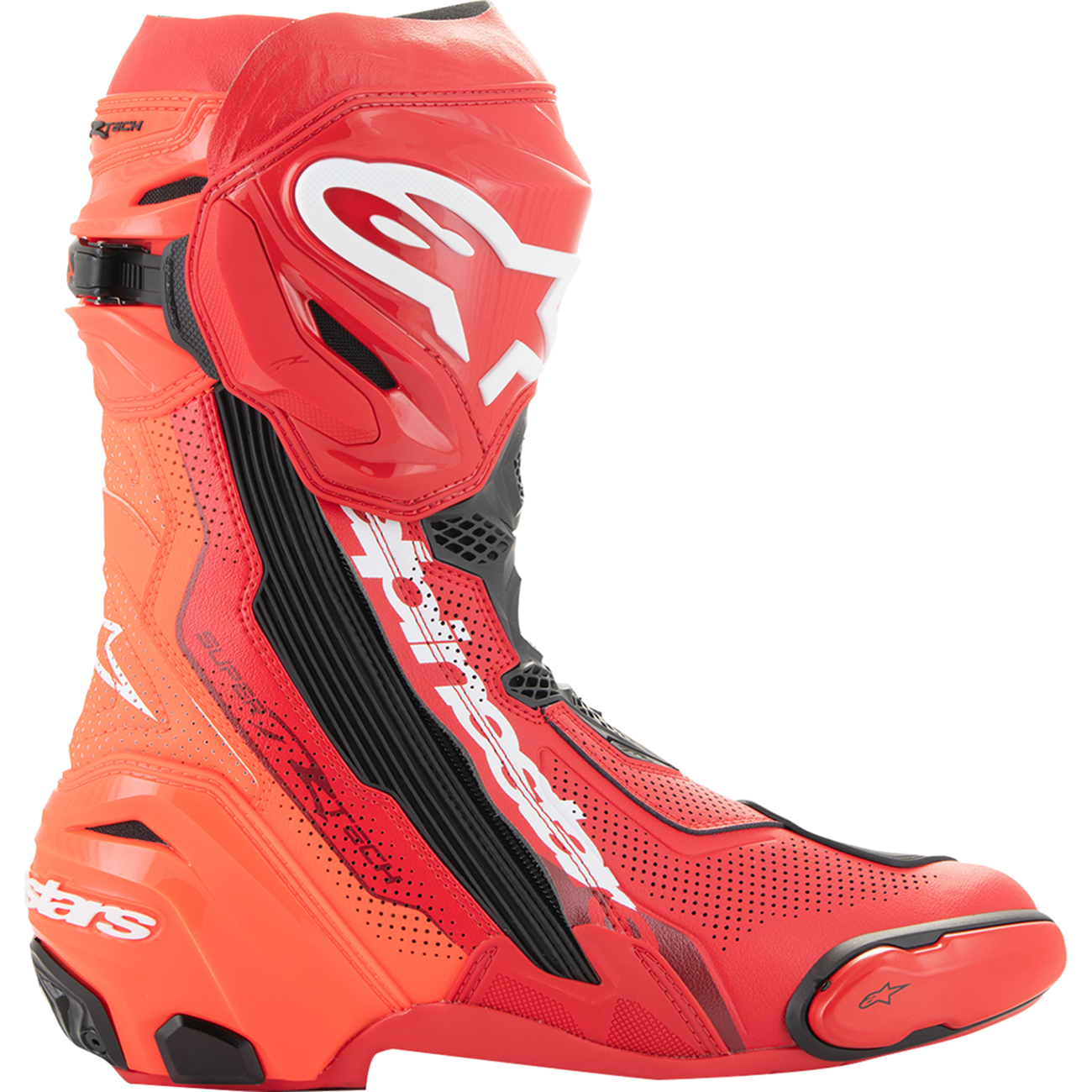 ALPINESTARS Supertech R Vented Boots - Red - US 12 / EU 47 2220121-3029-47