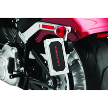 Kuryakyn Nova Side Mount License Plate Frame Gloss Chrome