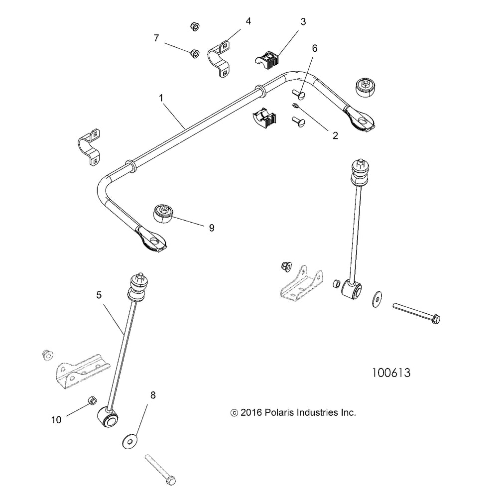 
                      
                        Polaris ATV Stabilizer Linkage Assembly, 12 mm, Genuine OEM Part 1543843, Qty 1
                      
                    