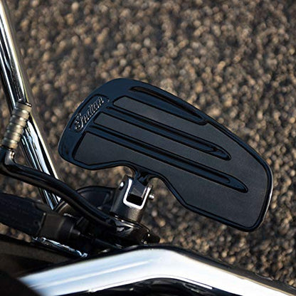 Indian Motorcycle Rider Floorboards with Inlays in Gloss Black, Pair - 2883056-266
