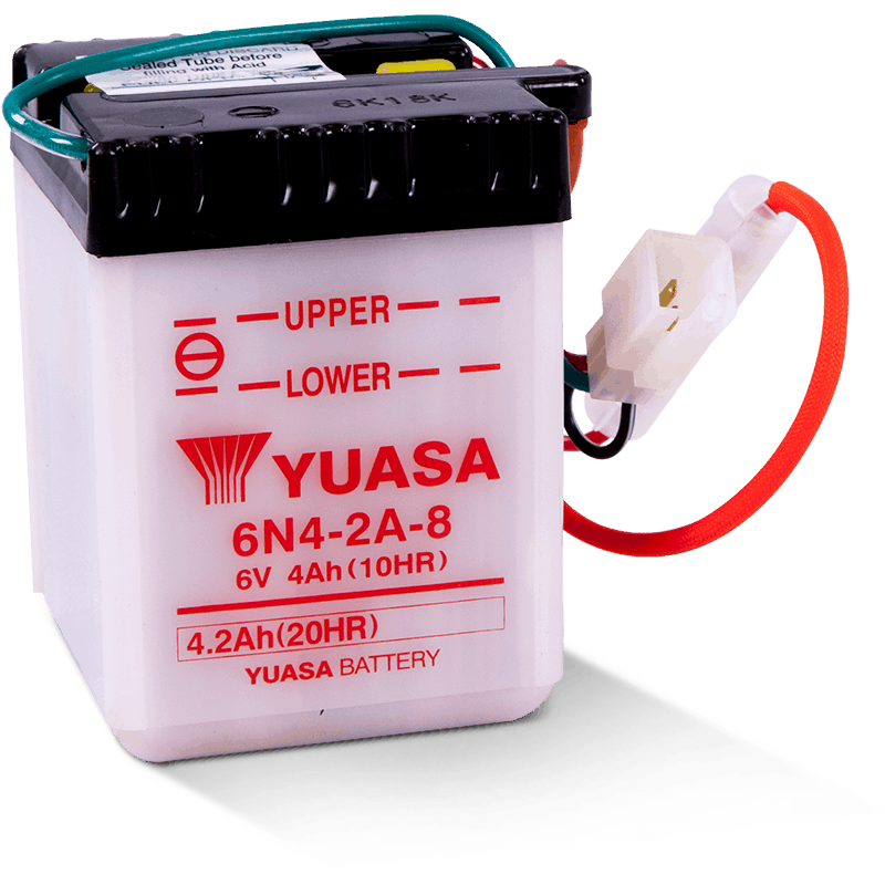 Yuasa 6N4-2A-8 Conventional 6-Volt Battery