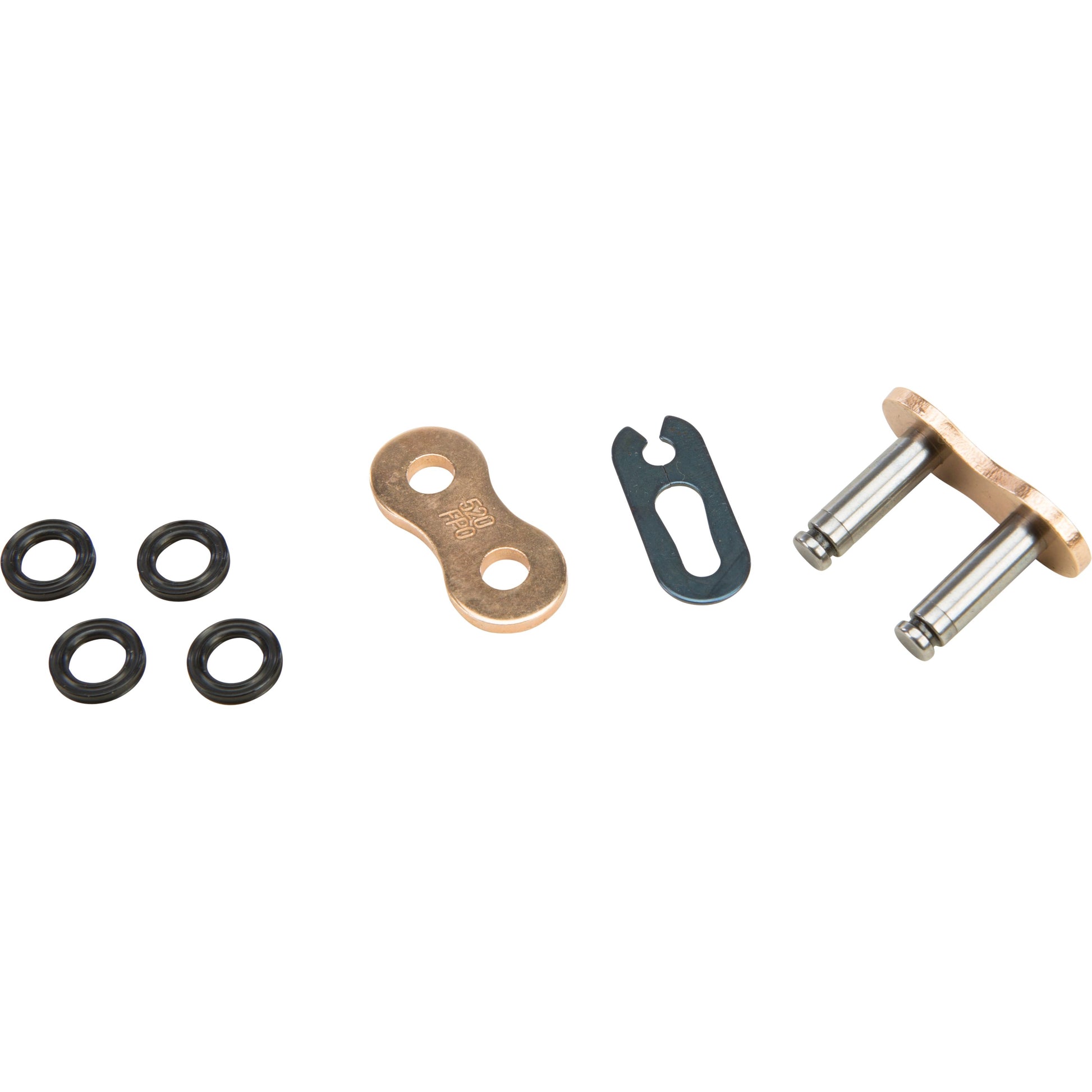 O Ring Clip Master Link 520 Gold