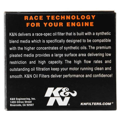K&N Aprilia / Bombardier / Can-Am / Ski Doo 2.219in OD x 2.969in H Oil Filter