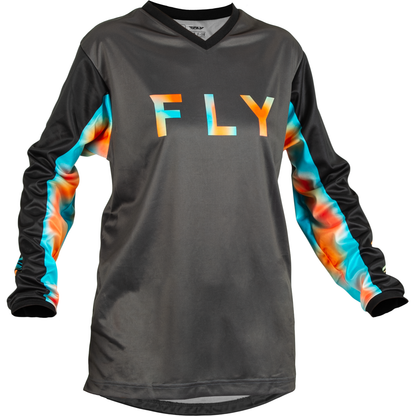 Women's F 16 Jersey Grey/Pink/Blue Xl