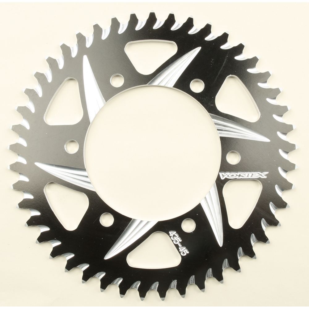 Rear Cat5 Sprocket Aluminum 45t 520 Blk Kaw/Suz/Yam