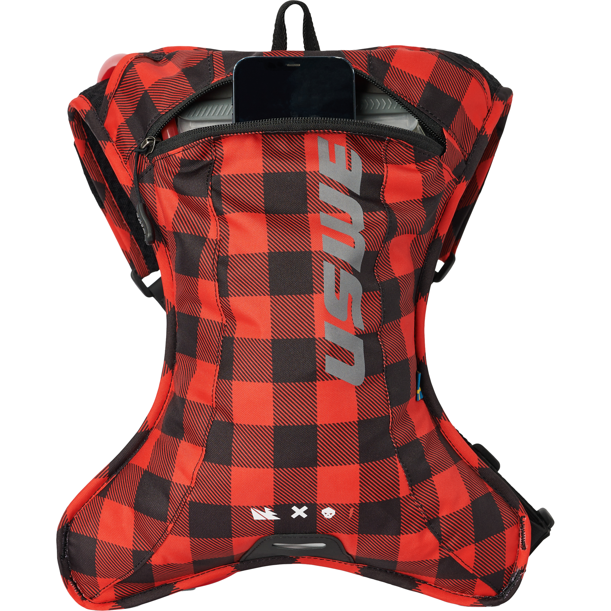 Outlander 2l Hydration Pack Flannel Red/Black