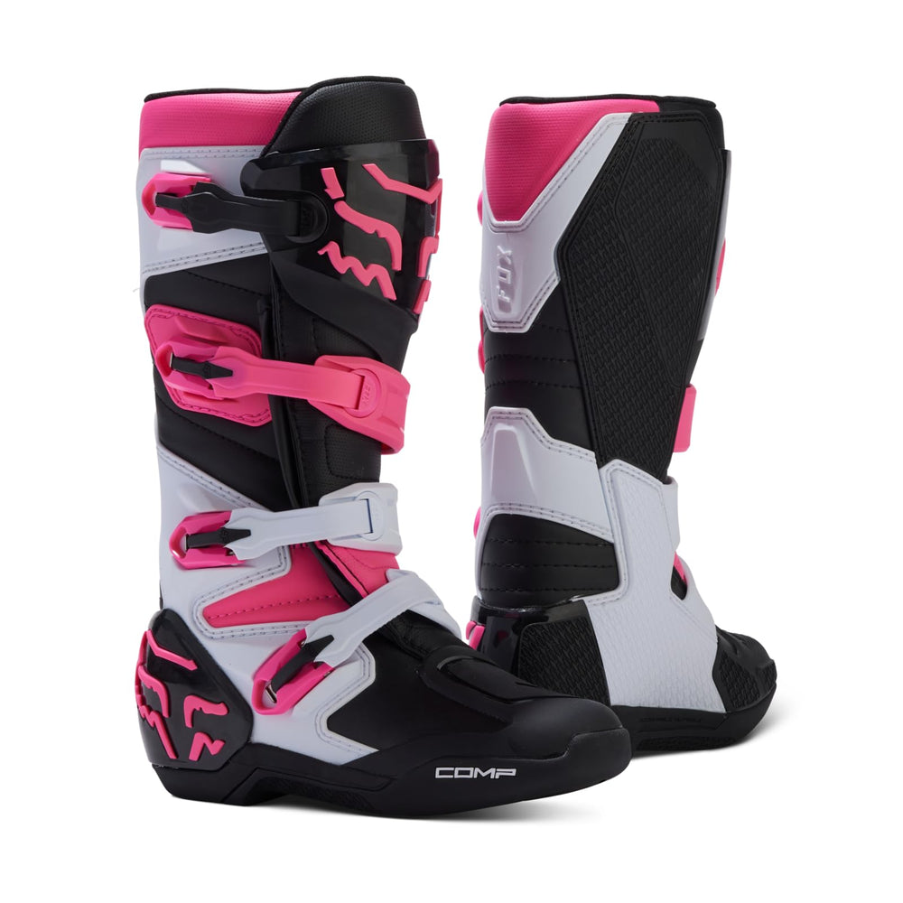 
                      
                        FOX RACING WOMEN'S COMP MOTOCROSS BOOTS, BLACK/PINK, 8
                      
                    