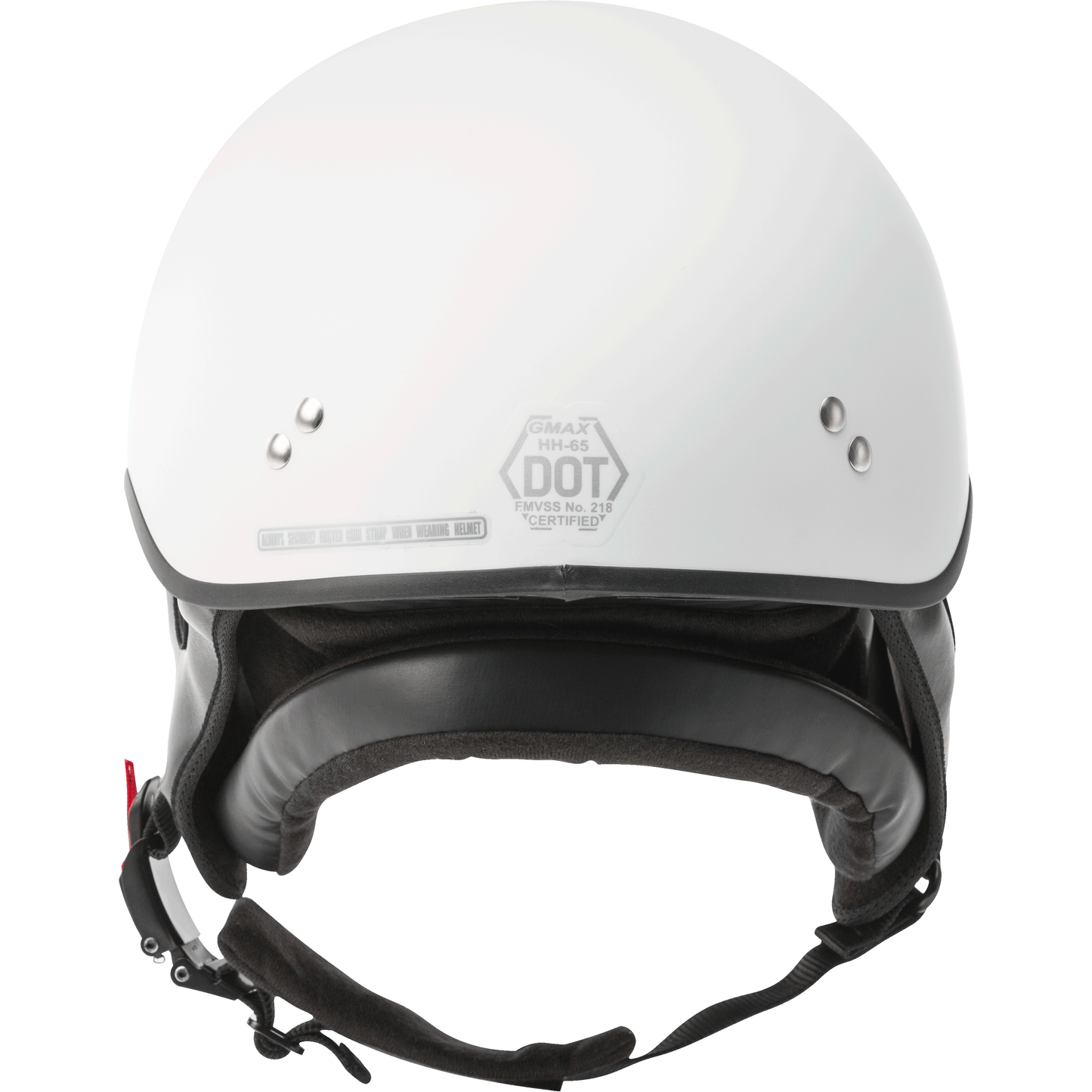 Hh 65 Half Helmet Naked Matte White Lg