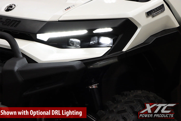 Auto Turn Signal Kit W/ Billet Lever And Front Drl Lights Can