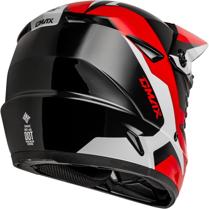 Mx 46y Cyclus Helmet Black/Red Yl