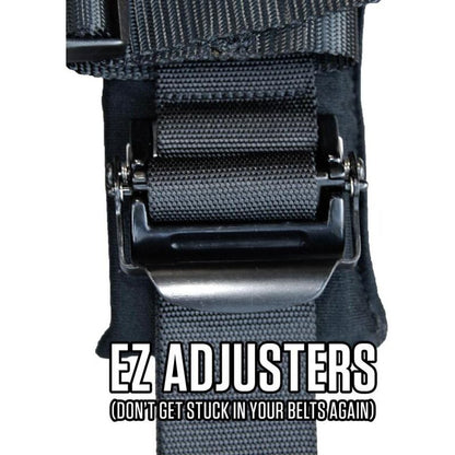 PRP 4.2 Harness with Latch / Link Lap Belt- Black