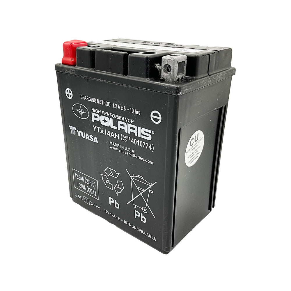 
                      
                        Polaris ATV 14AH Battery, Sealed and Charged, Part 4010774
                      
                    
