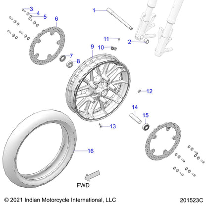 Indian Motorcycle Victory Motorcycle Seal, 30 x 52 x 7, Genuine OEM Part 3610094, Qty 1