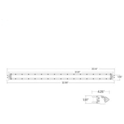 Rigid Industries SR-Series 30in SAE Driving Amber
