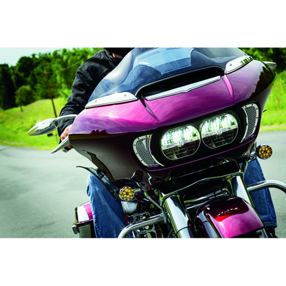 Kuryakyn Windshield Side Trims Chrome