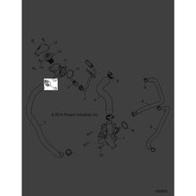 Polaris RZR Springband Clamp, Genuine OEM Part 7081970, Qty 1