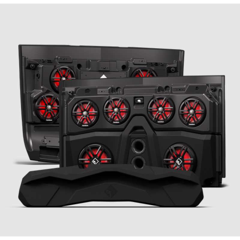Rockford Fosgate 18+ Polaris Ranger Crew Front & Rear Audio Roof