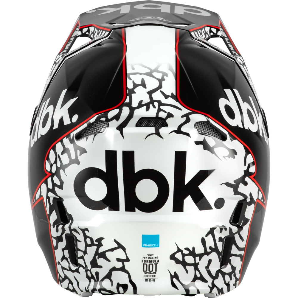 Formula Cp Dbk Helmet Black/White/Red Md