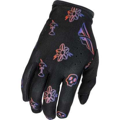 Lite Outline Gloves Black/Red/Purple Sm
