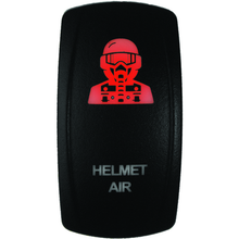 DragonFire Racing Lighted Switch Hel Air On/Off Red