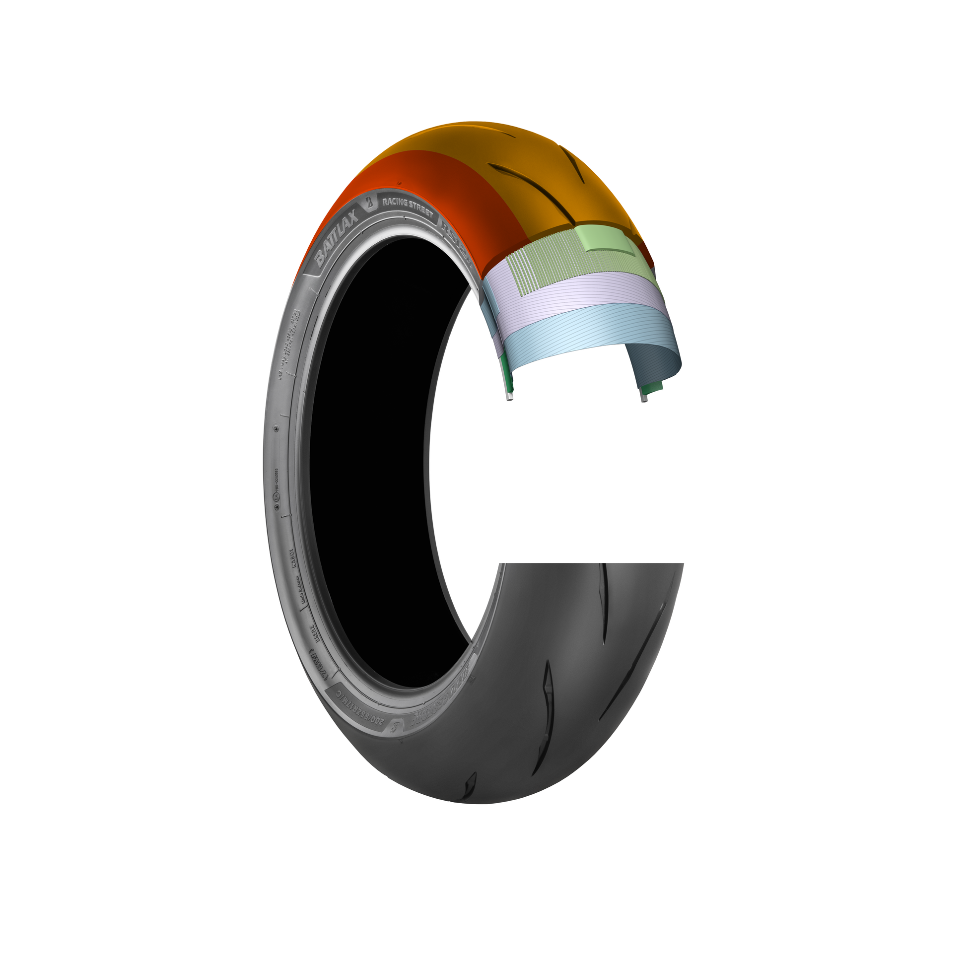 Tire Battlax Rs12 Rear 200/55zr17 78w Radial Tl