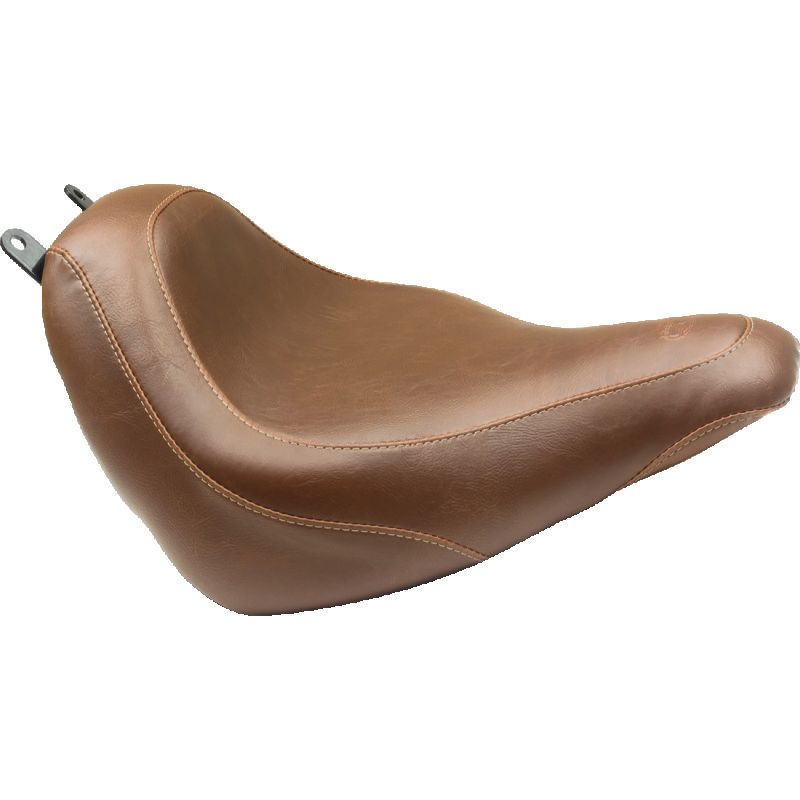 Mustang 18-21 Harley Heritage Classic, Deluxe Wide Tripper Solo Seat - Brown