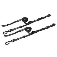 PRP Cam-Lock 1in.x10ft. Tie Down with Snap S Hooks and Soft Tie - Black - Pr.