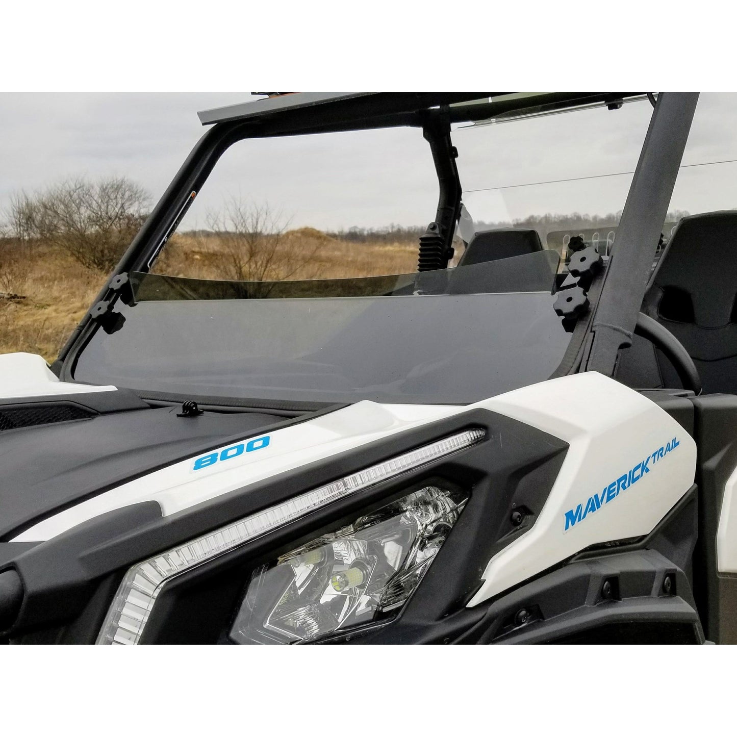 Half Windshield Tinted Can Maverick Trail