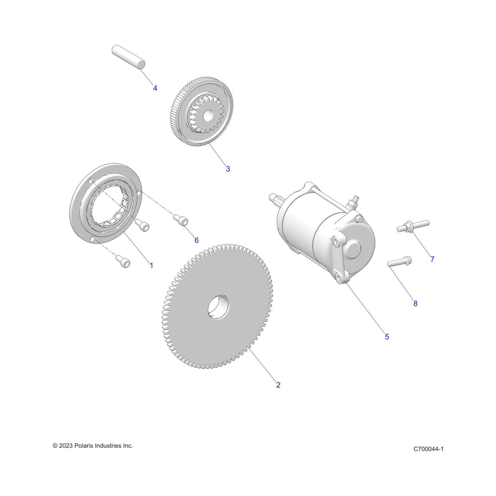 
                      
                        Polaris Ranger 660 Watt Stator, 706 mm, Genuine OEM Part 4018448, Qty 1
                      
                    