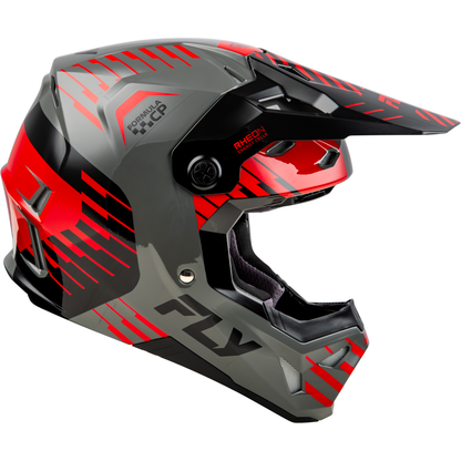 Formula Cp Slice Helmet Grey/Red/Black Sm