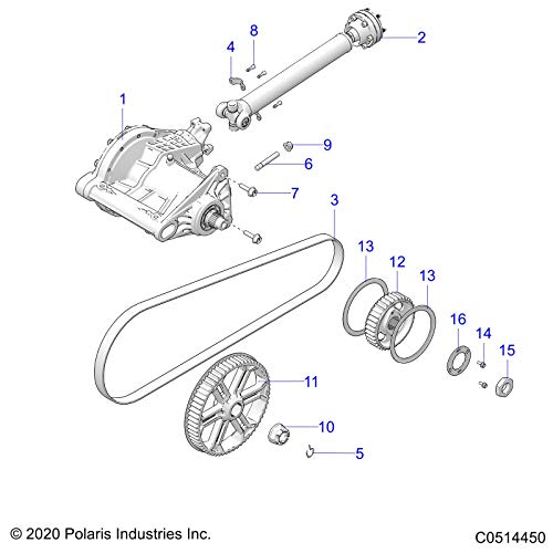 Polaris Slingshot Stud, Genuine OEM Part 7519652, Qty 1