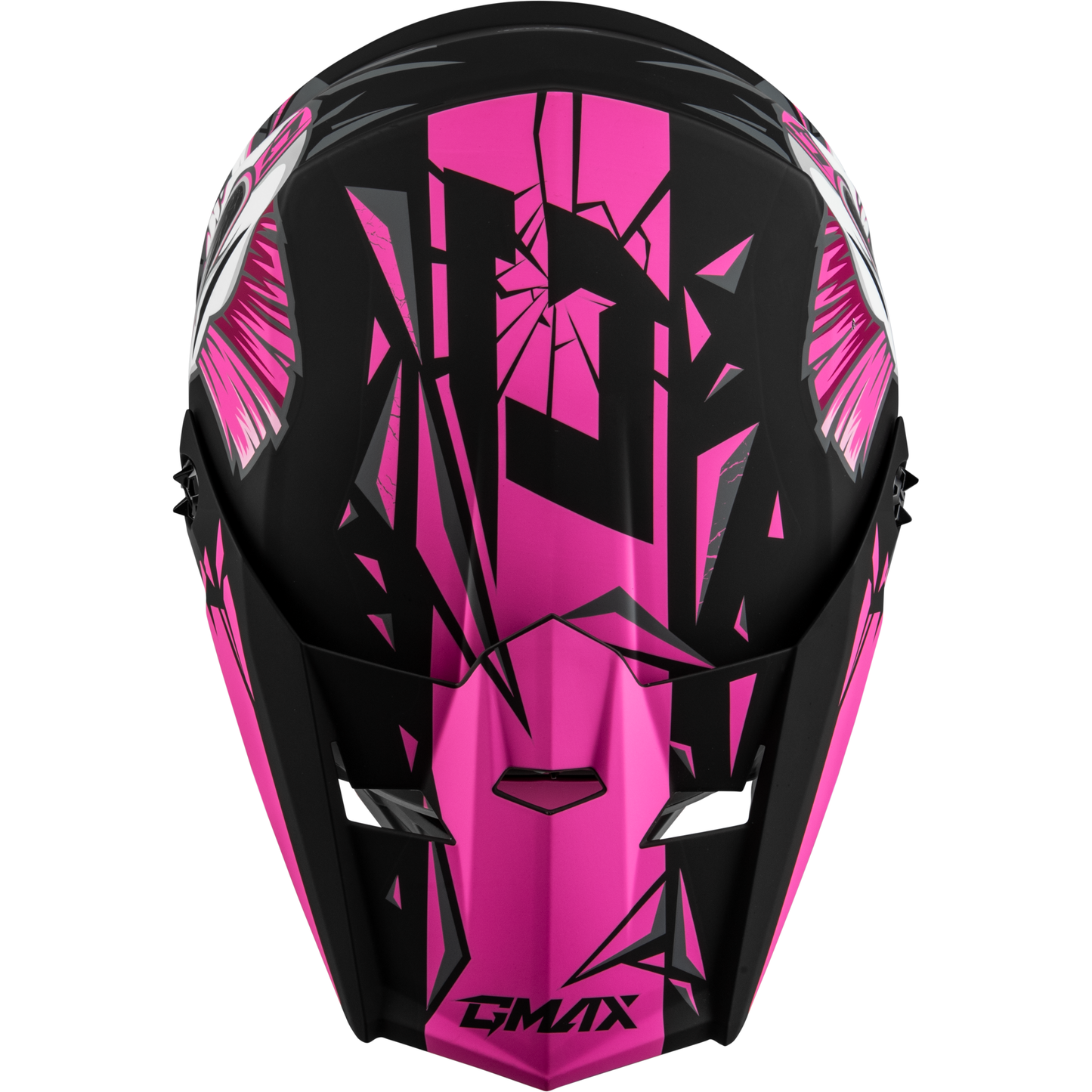 Youth Mx 46y Unstable Helmet Matte Black/Pink Ys
