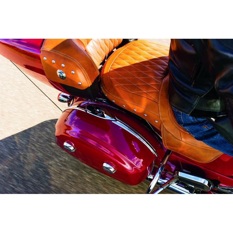 Kuryakyn Saddlebag Top Trim Indian Chrome