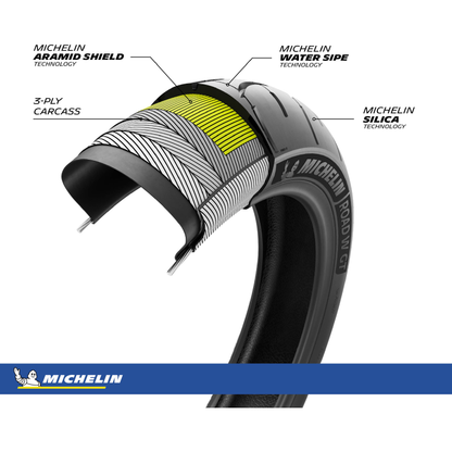 Tire Road W Gt Front 130/70r18 63h Radial Tl