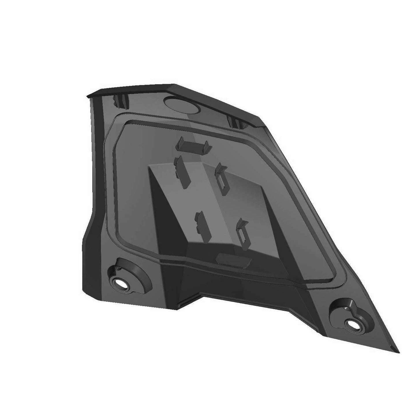 Polaris RZR Center Hood, White Lightning, Genuine OEM Part 5454554-599, Qty 1