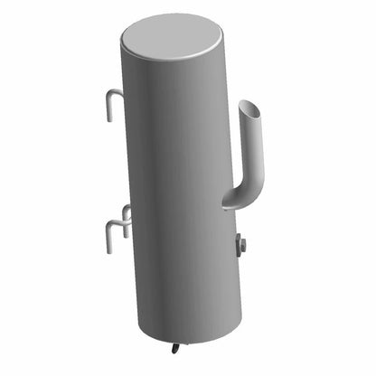 Polaris Genuine OEM Welded Black Exhaust Silencer 2010-2017 Ranger 800 Crew XP EFI UTV 1262115-489