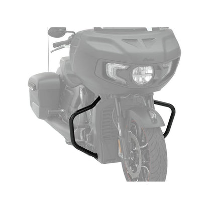 2020-2023 Genuine Indian Challenger Front Highway Bars - Thunder Black 2884177-266