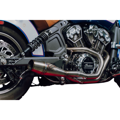 Indian Scout Shorty Cannon Brushed Ss
