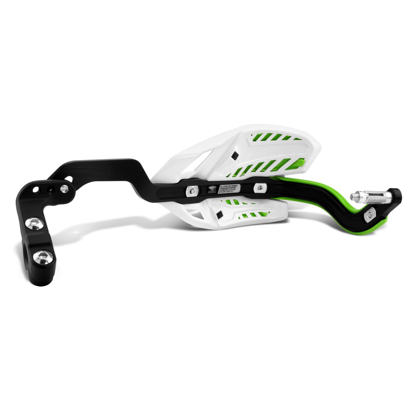 Crm Wrap Around Handguards 1 1/8" Clamp   White/Green