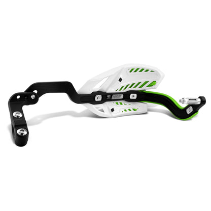 Crm Wrap Around Handguards 1 1/8" Clamp   White/Green
